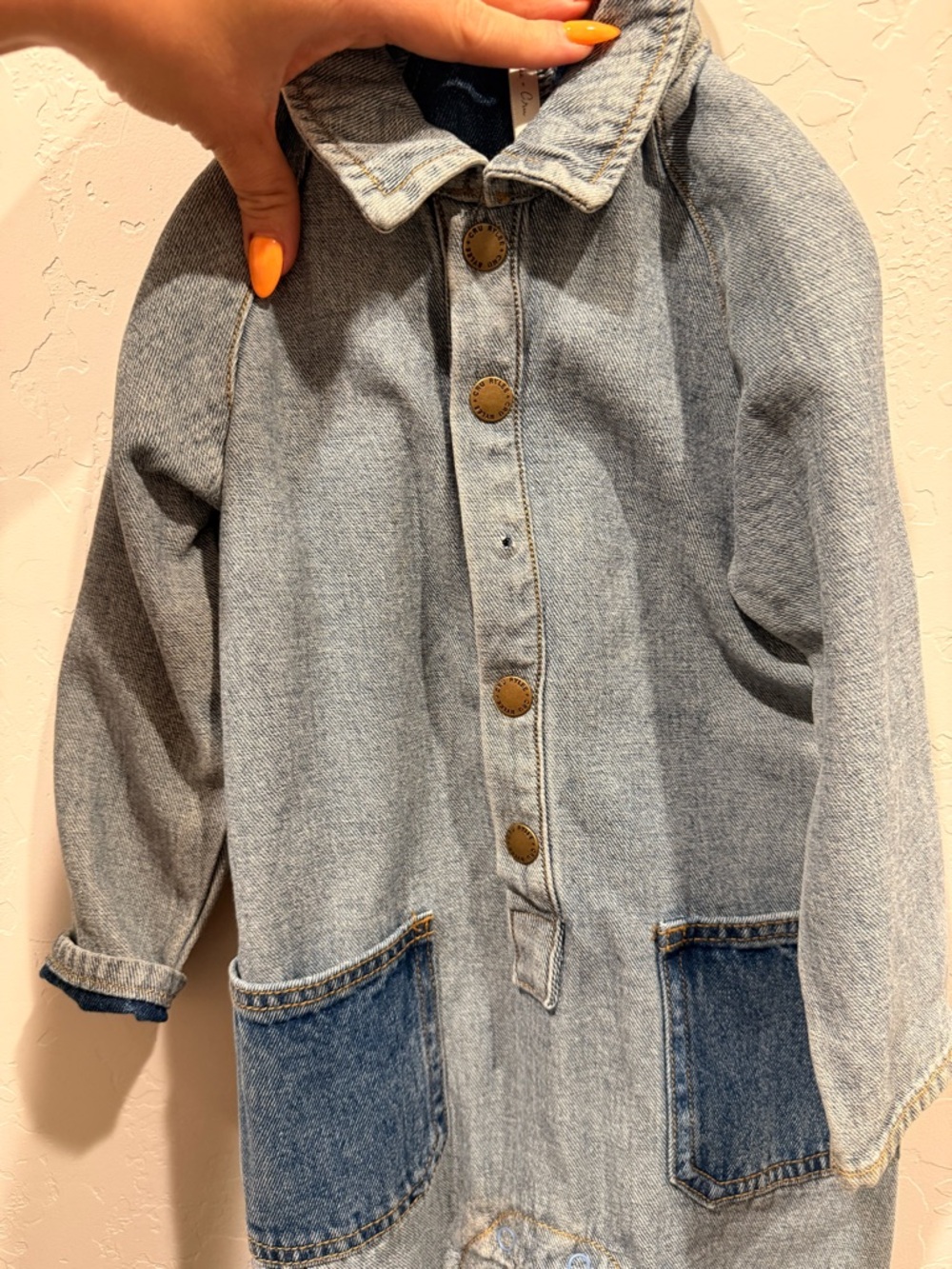 Baby Denim Jumpsuit Rylee + Cru - Picture 4 of 6